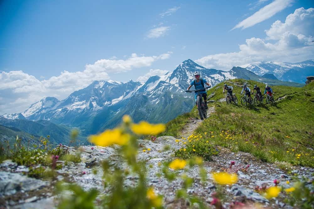 ebiking in the French Alps oxygene