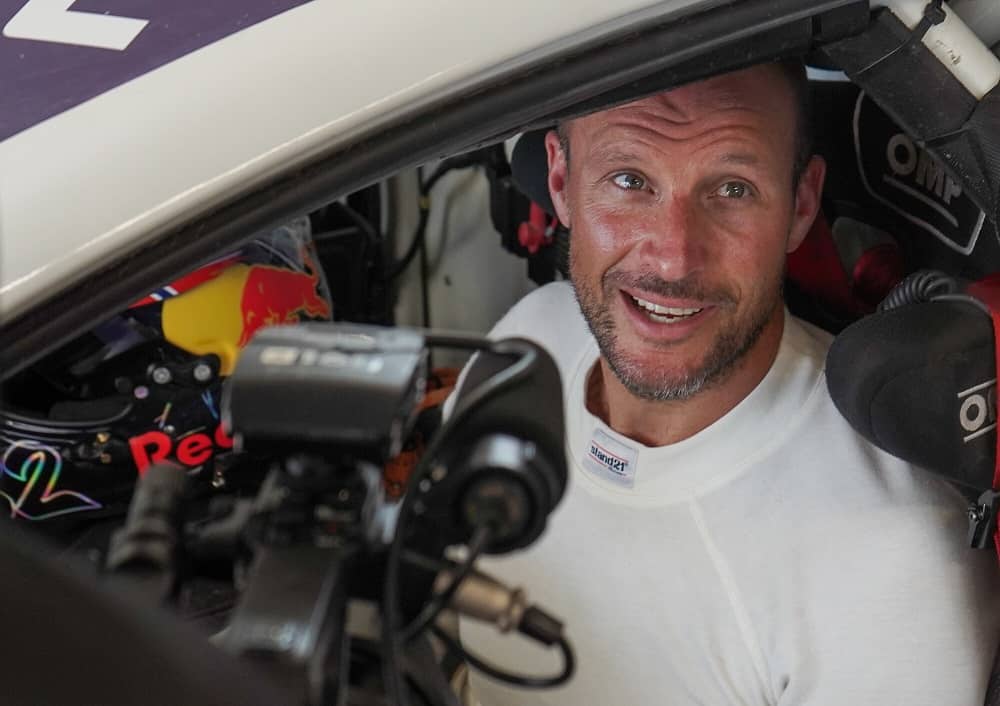 Aksel Lund Svindal is seen during a RX2e Test at Calafat Circuit in Spain on July 31st, 2022
