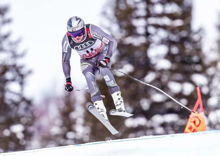 Aksel Lund Svindal performs at FIS Alpine World Ski Championships in Åre, Sweden on February 6, 2019.